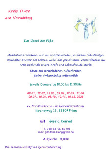 Kreise Tänze am Vormittag
